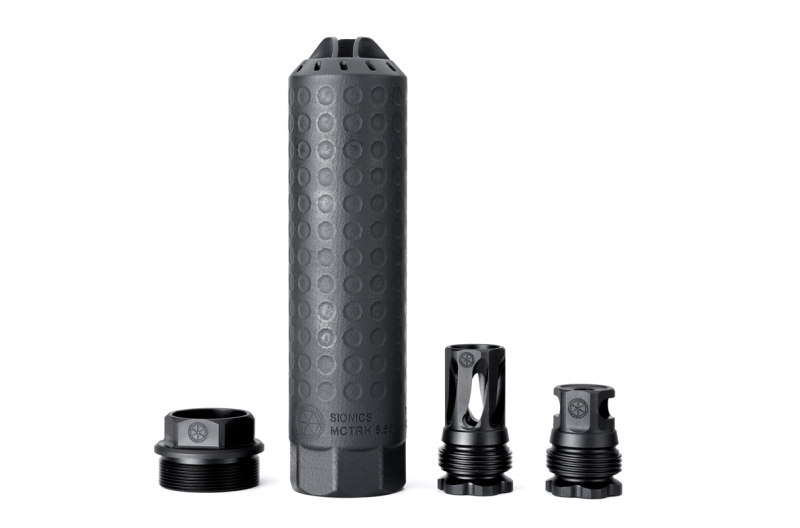 SIONICS MCTR-Hub Mount Suppressor with Muzzle Brake and Flash Hider