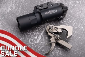 Enhanced Mil-Spec Trigger and Surefire X300 TURBO "A" Model - Black TRIGGER AND LIGHT BUNDLE