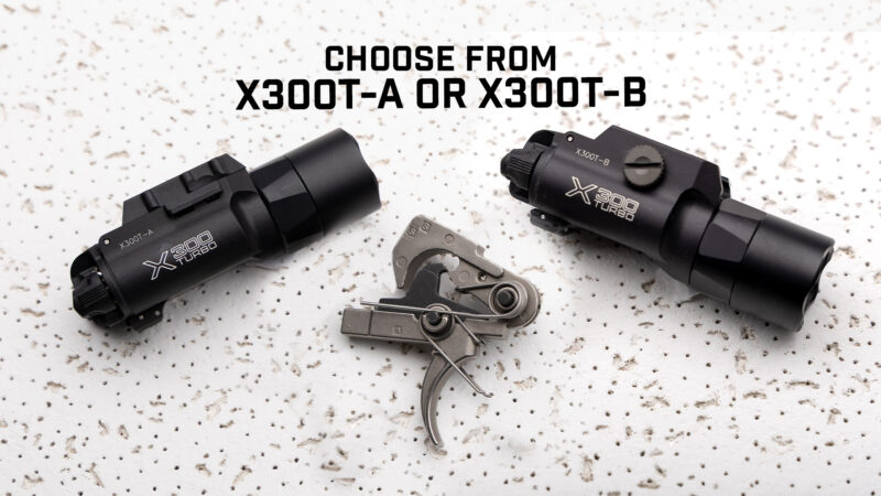 Enhanced Mil-Spec Trigger and Surefire X300 TURBO - TRIGGER AND LIGHT BUNDLE